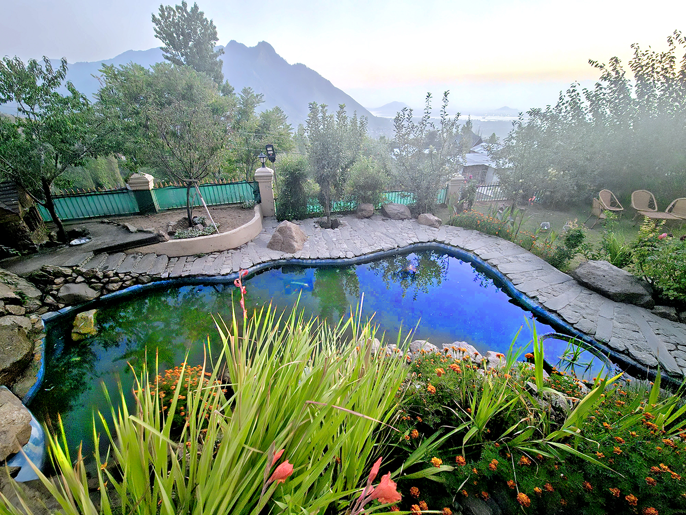 Outside